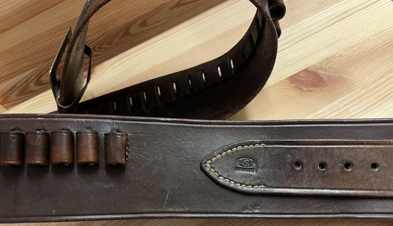 Leder-Patronengürtel für Kaliber 45-70 Munitionsgürtel Ledergürtel für Patronenhülsen Westerngürtel – Bild 4