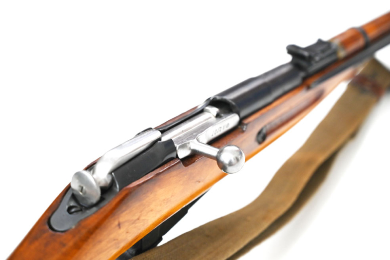 Ordonnanzgewehr Mosin Nagant M 44, Kaliber 7,62x54Rand, Izhevsk 1946, Nummerngleich, Klappbajonett – Bild 3