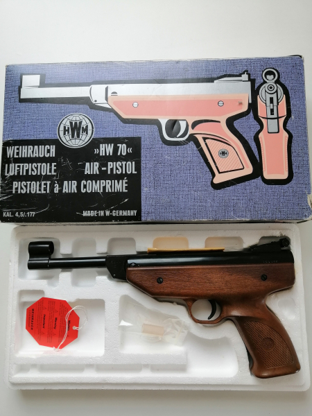 NEUWERTIGE HW 70 Weihrauch Luftpistole. ANSCHAUEN !!! – Bild 1