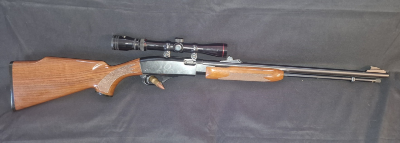 Remington Fieldmaster 572 mit ZF 3-9x32 Vorderschaftrepetier Büchse .22lr .22 lfB – Bild 1