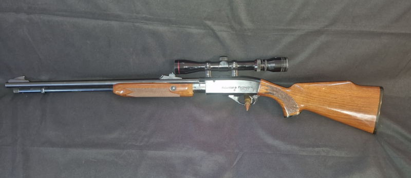 Remington Fieldmaster 572 mit ZF 3-9x32 Vorderschaftrepetier Büchse .22lr .22 lfB – Bild 2
