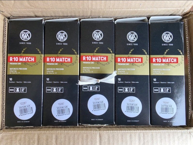 RWS R 10 Match 0,53 g Ø 4,49 mm Luftgewehrkugeln – Bild 1