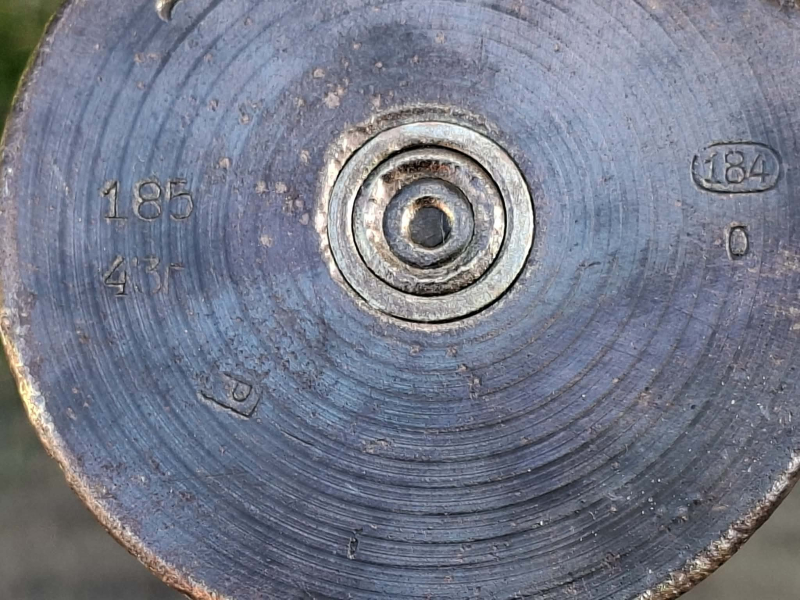 Russische 45mm Deko-Patrone Panzer mit Messing hulse - WK2 – Bild 5