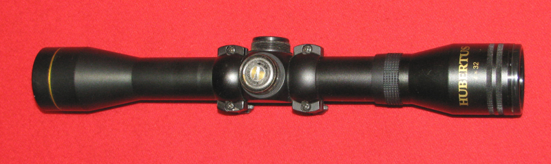 ZF / Zielfernrohr, ein HUBERTUS 4 x 32 mit dem Absehen 1 und 10 / 11mm Montage – Bild 2