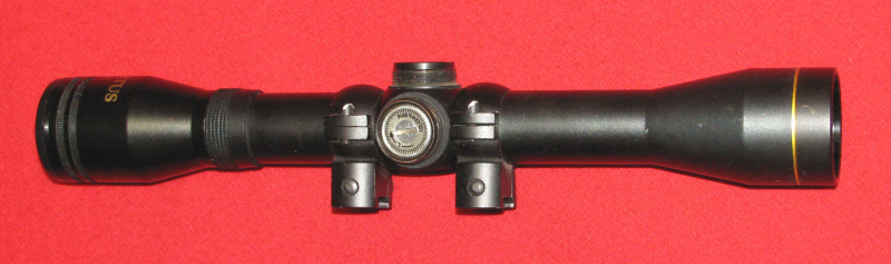 ZF / Zielfernrohr, ein HUBERTUS 4 x 32 mit dem Absehen 1 und 10 / 11mm Montage – Bild 4