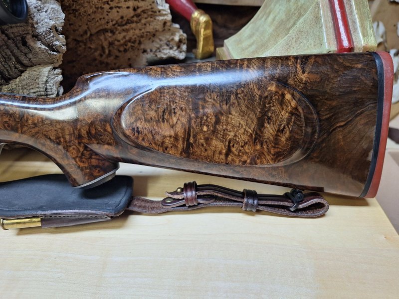 Ferlacher Doppelbüchse Kal. 7x65 Sommer HK 12, Extra Gravur – Bild 5