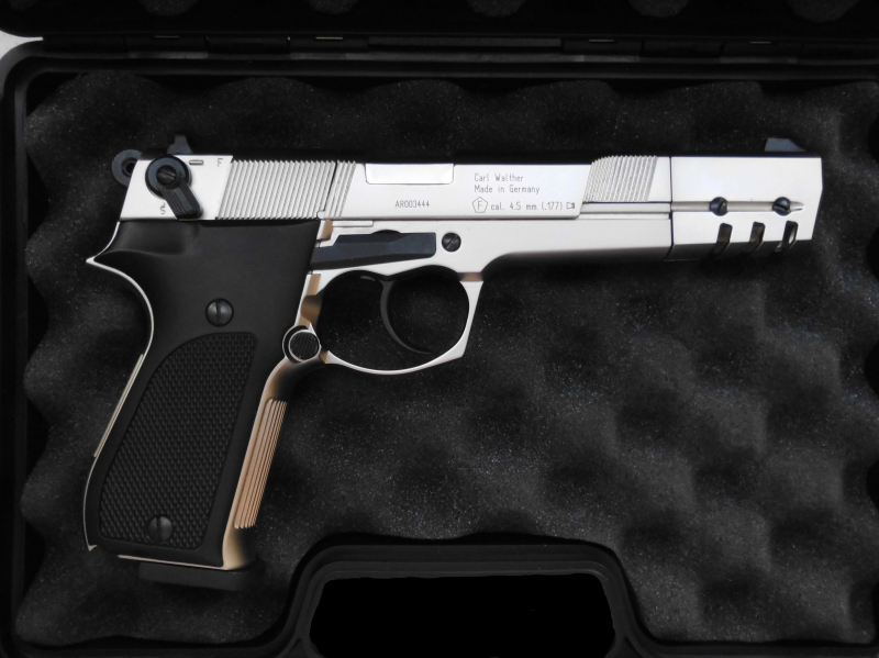 Walther CP 88 Competition, 6 Zoll Lauf 4,5 mm, Nickel – Bild 2