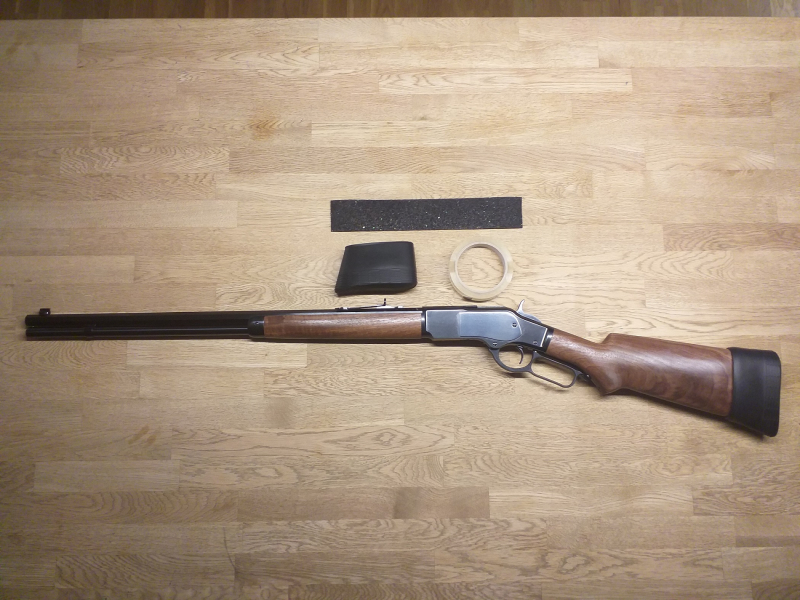 Schaftkappe Schaftverlängerung UHR Unterhebelrepetierer Winchester Browning Chiappa Uberti Marlin – Bild 1