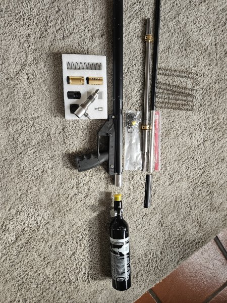 Teilekonvolut CO2 / Pressluft Langwaffe (Bastelobjekt) – slika 1