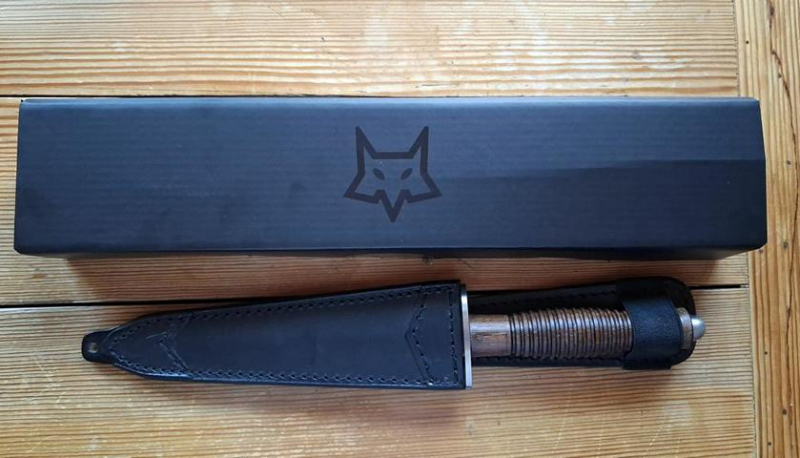 Original Fox Fairbairn Sykes FX-593 Dolch -Walnuss-Griff, Hill Knives Design – Bild 2