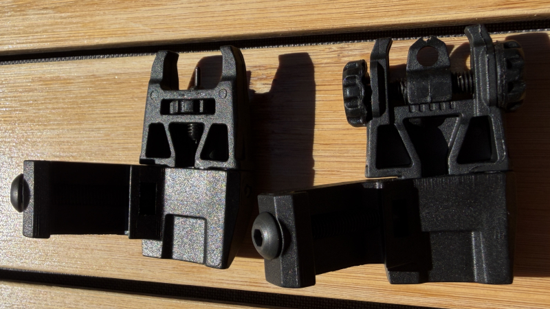 GERMAN TACTICAL SYSTEMS Offset AR-15 Klappvisier-Set – Bild 2