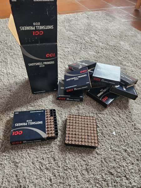 Konvolut an originalen CCI 209 Shotshell Primers (Zündhütchen – Bild 2