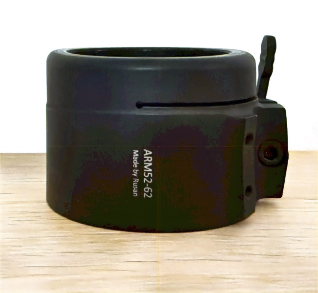 Rusan Q-R Universal Klemmadapter (M52x0,75) 62 mm (Wärmebildvorsatz z.B. Hikmicro) – Bild 2