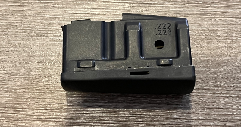neuwertiges Magazin für H&K SL 630, SL 6, 2 Schuss, Kal. .222 oder .223 Rem. – Bild 3