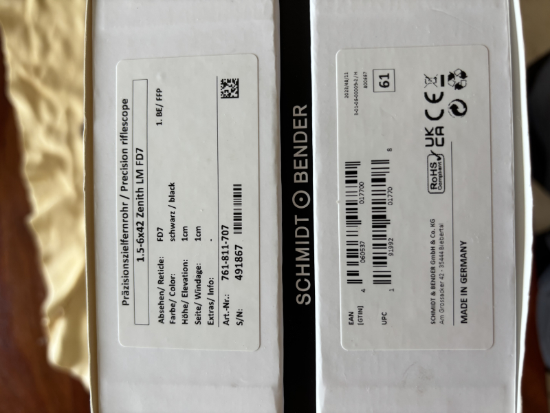 Schmidt & Bender Zenith 1,5-6x42 30mm neuwertig. – Bild 6