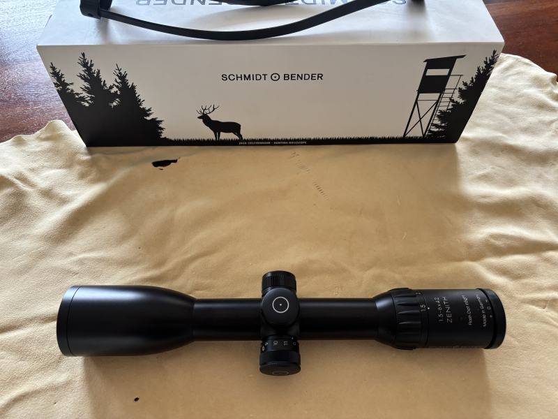 Schmidt & Bender Zenith 1,5-6x42 30mm neuwertig. – Bild 1