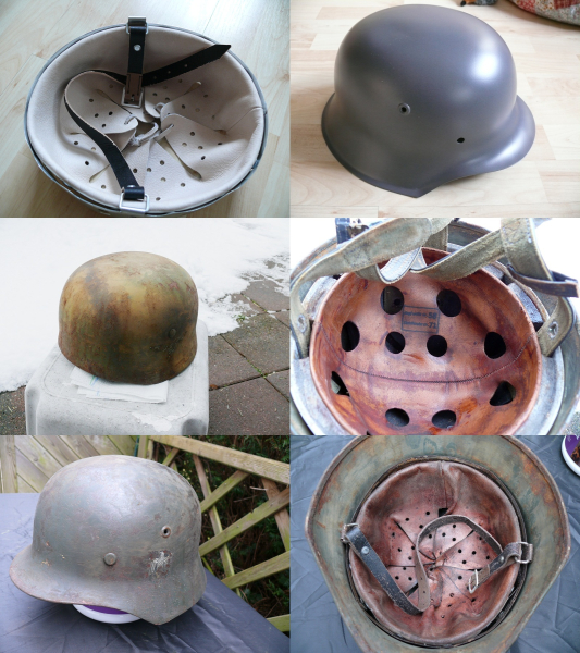 Stahlhelm M38 M35 M40 M42 aus neu mach alt – Bild 1