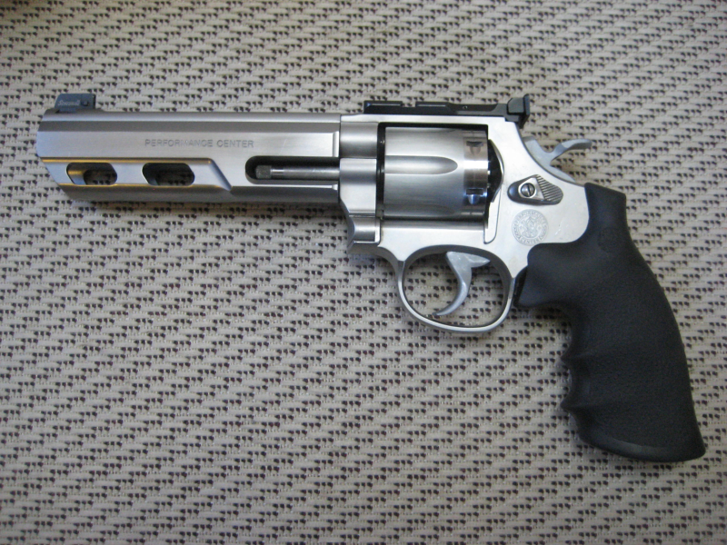 Revolvergriff (Houge) gummi für K/L Frame round butt Mod. 586, 686 – Bild 1