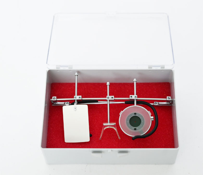 Schießbrille mit Zubehör, Originalverpackung, neuwertig – Bild 4