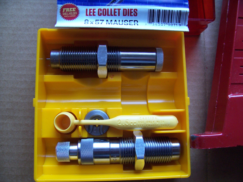Aus Nachlass : Lee 8x57 Presse , Factory Crimp Die , Collet Die Set – Bild 3