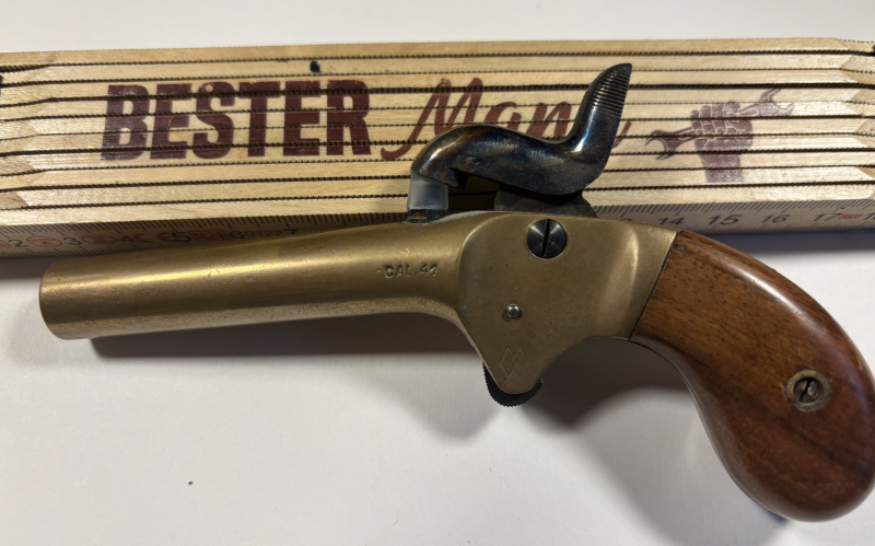 alte Vorderlader Taschen Pistole Perkussion - Kaliber 41 Turner Kirkland - – Bild 1