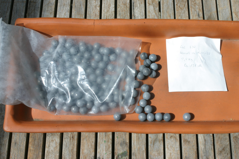 Bleirundkugeln Cal. .530 – Bild 1