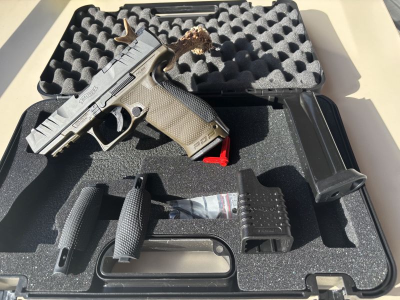 WALTHER PDP 4,5" 9mm 5 Wochen alt wie NEU PDP Two Tone Full Size 4.5" OD Green – Bild 1