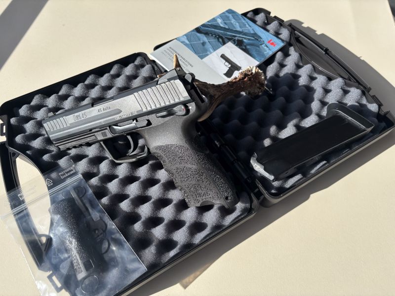 HECKLER & KOCH HK 45 Full Size 45 ACP Auto wie Neu & IMI Holster – Bild 1