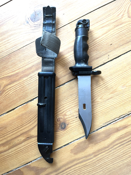 DDR NVA Kampfmesser M1987 KM87 Fallschirmjäger Bajonett Nr. 1237 – Bild 4