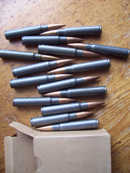 7,92 mm Schachtel Patrone SmE , wg 1944 , mit 15 DEKO-Patronen – Bild 3