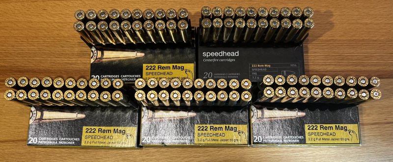 222 Rem Mag Munition - Sako Speedhead 100 Stück – Bild 2