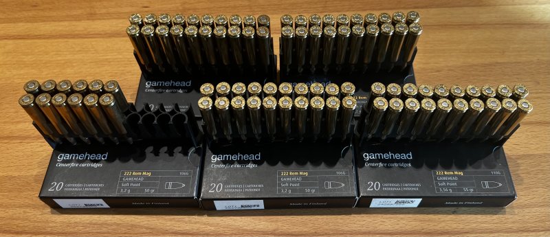 222 Rem Mag Munition - Sako Gamehead 92 Stück – Bild 2
