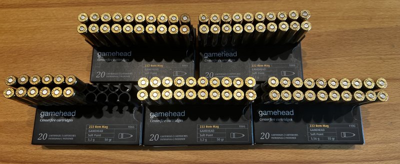 222 Rem Mag Munition - Sako Gamehead 92 Stück – Bild 3