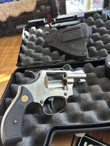 S&W Chiefs Special Schreckschuss Revolver vernickelt Neu – Bild 3
