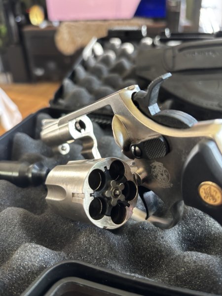 S&W Chiefs Special Schreckschuss Revolver vernickelt Neu – Bild 2