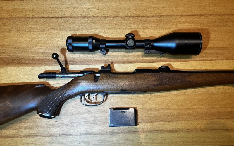 Krico 222 Rem Mag Repetierbüchse inklusive Eduard Kettner 3-9x56 mit Schwenkmontage – Bild 2