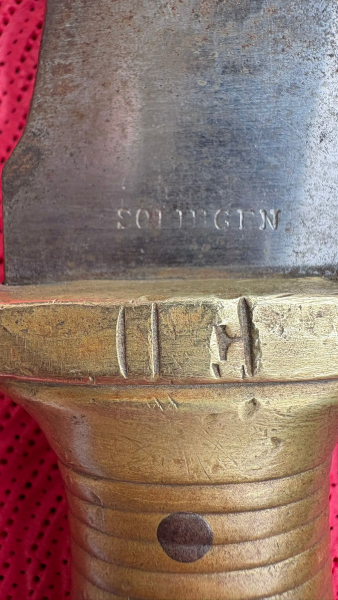 Badisches Artillerie Faschinenmesser M1854 – Bild 3