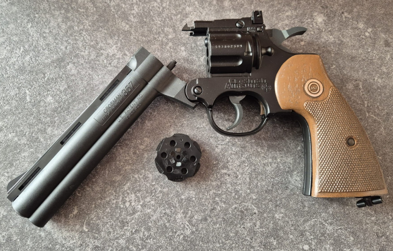 Crosman Spot Marker 357 CO2-Revolver Kaliber 4,5mm Diabolo (.177) - Selten! – Bild 2