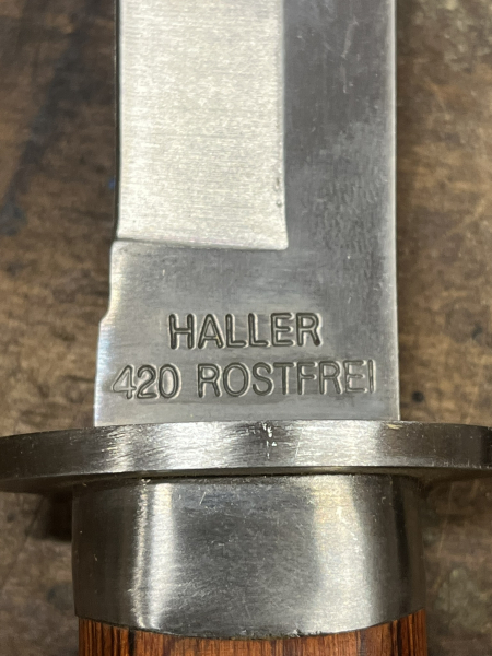 orig. HALLER Outdoormesser Tanto Knive Bushcraft Prepper, – Bild 3
