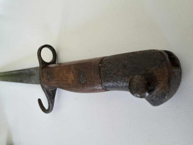 Rarität: Britisches Pattern 1907 Bajonett mit seltenem Haken (Hooked Quillon) – Unberührtes Original – Bild 5