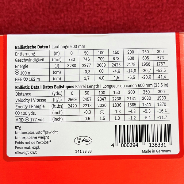 Geco Star .308 Win. 10,7g | 165gr - 200 Schuss - inkl. Versand – Bild 4