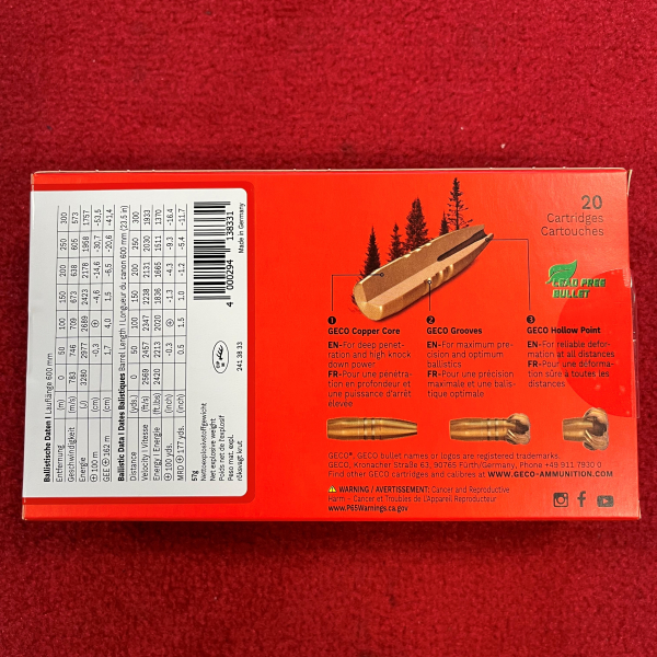 Geco Star .308 Win. 10,7g | 165gr - 200 Schuss - inkl. Versand – Bild 5