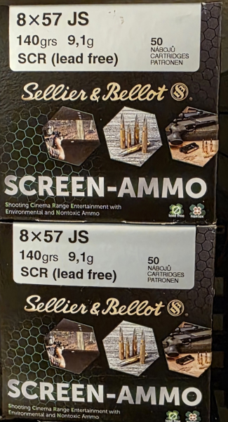 S&B Screen Ammo 8x57IS 9,1g – Bild 1