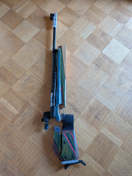 Feinwerkbau (FWB) LG 603 – Match-Luftgewehr, Schichtholzschaft, Top-Zustand, Dichtungen neu! – Bild 3