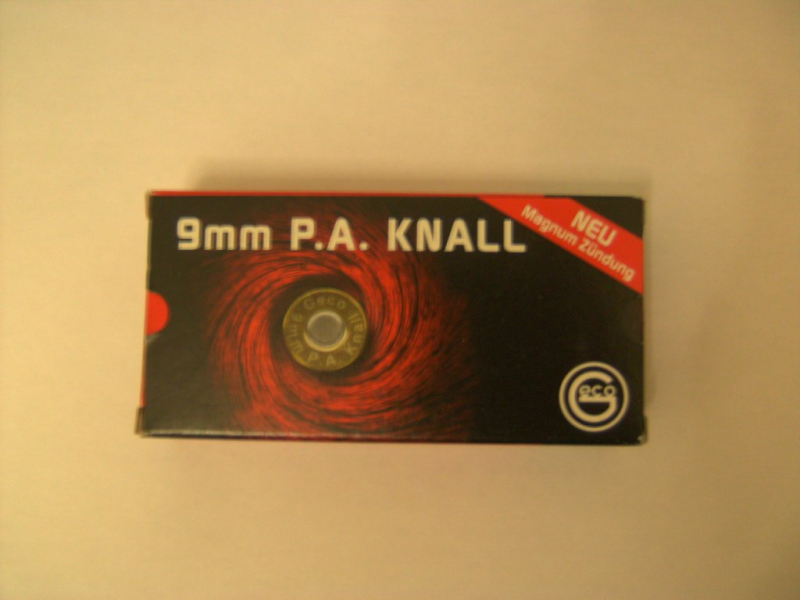 Knallpatronen 9mm PAK Geco / RUAG – Bild 1
