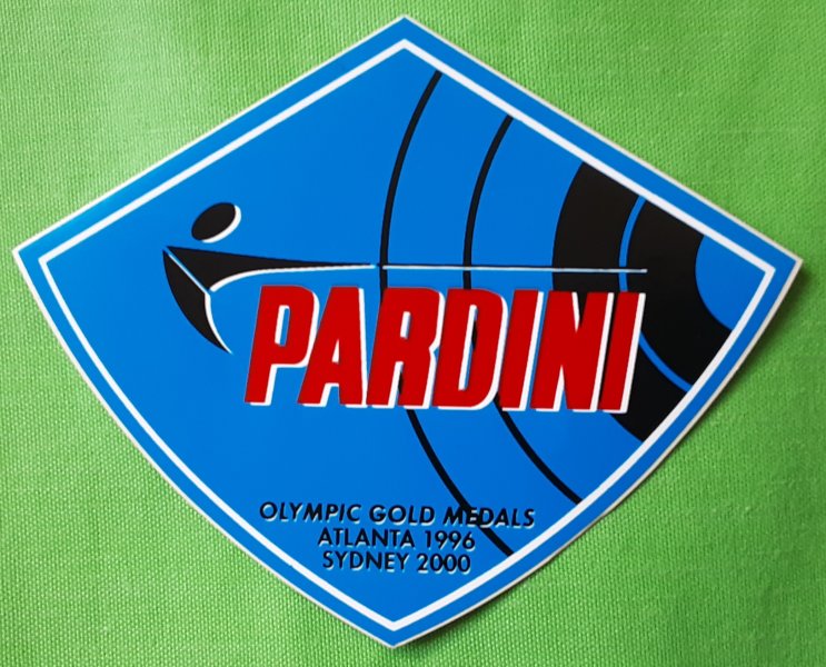 Seltener Aufkleber von Pardini für Olympia 2004 in Athen – Bild 1