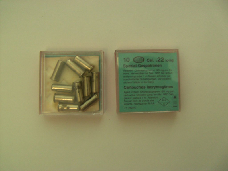 Randfeuer Spezial-Gaspatronen Cal. .22 WADIE SELTEN / RAR / Sammler – Bild 1