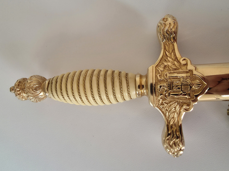 Spanischer Offiziersdolch Modell 1956 für Fallschirmjäger (BRIPAC) - Toledo – Bild 5