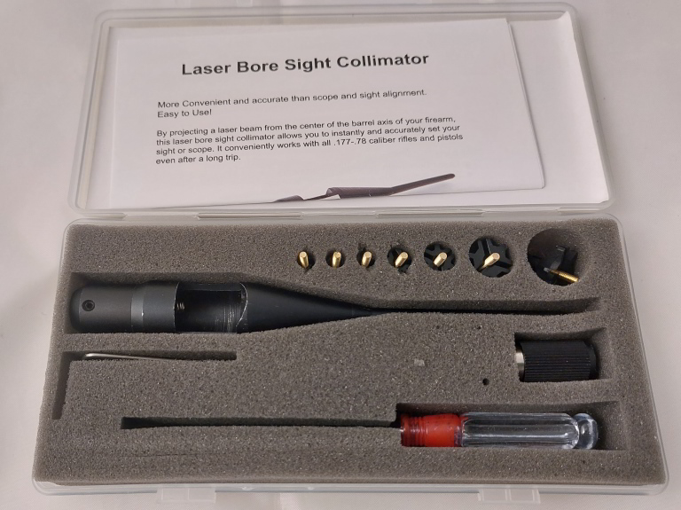 Laser-Einschießhilfe (Laser Bore Sighter) mit Adaptern – slika 2