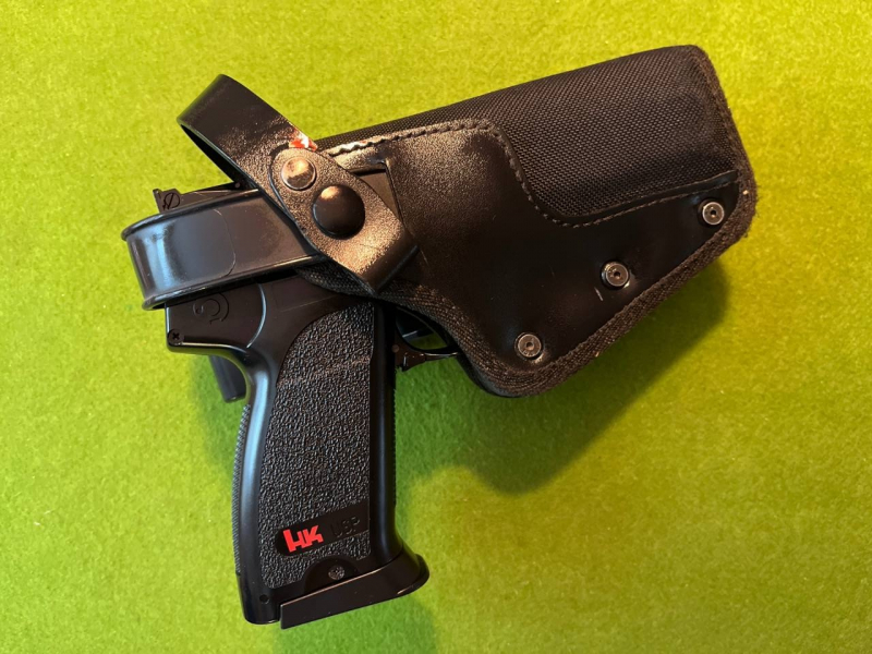 HYBRID SICKINGER/HOGUE MASSIVES DAUMEN KLAPPVERRIEGELUNG DIENSTHOLSTER USP P30 BAUÄHNLICHE – Bild 1